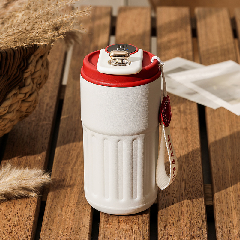 đ„PopulĂ€r produkt-Kaffe Termosmugg med Temperaturdisplay