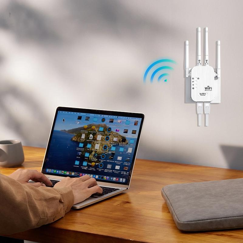 đ„2025 Ă„rs heta rea đ1200Mbps Dual Band (5GHz/2.4GHz) WiFi-förlĂ€ngare tĂ€cker 10 000 kvm och 50 enheter