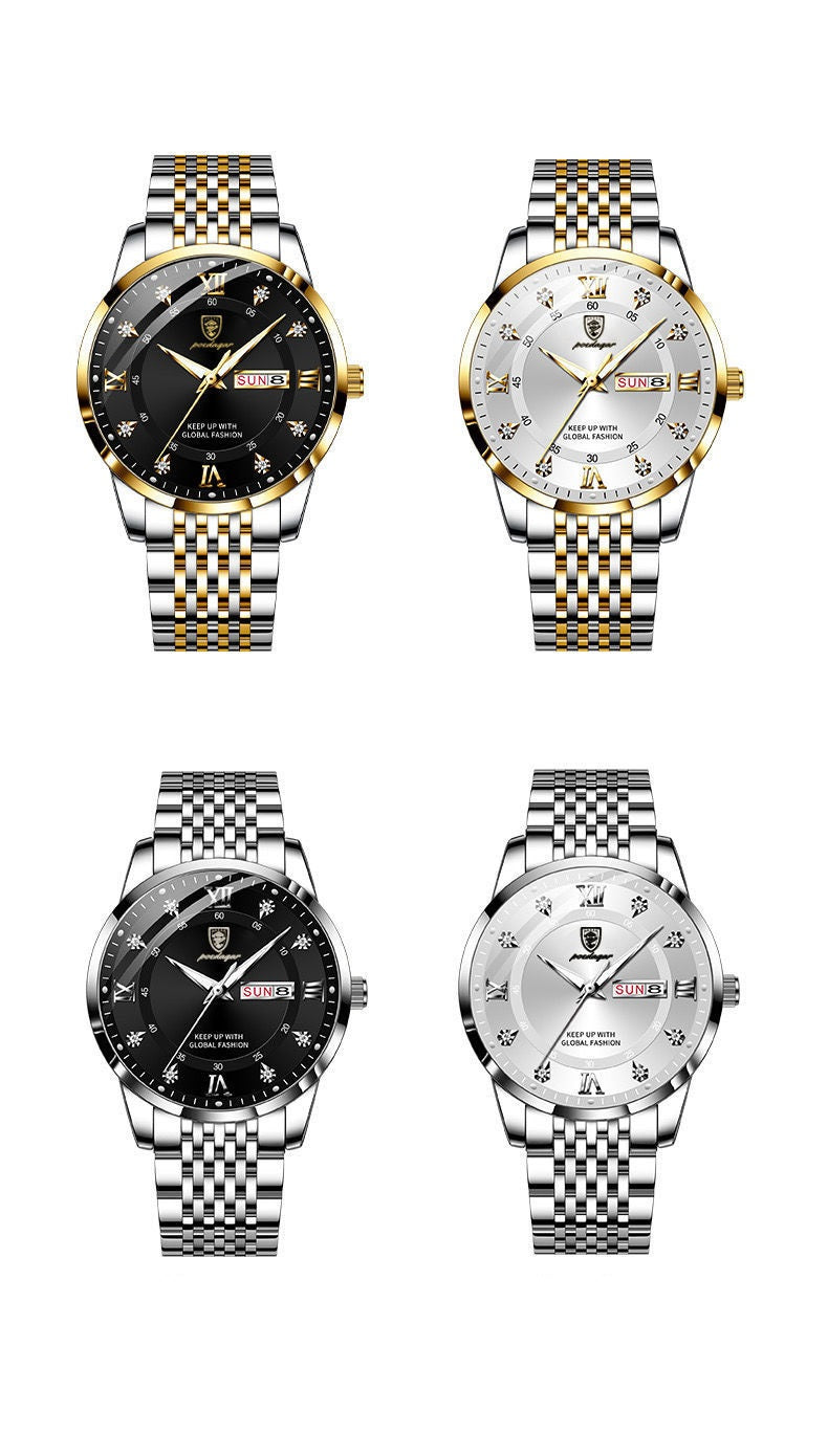 🎁Hot Sale 50% OFF⏳Men's Waterproof Luminous Calendar Quartz Watch
