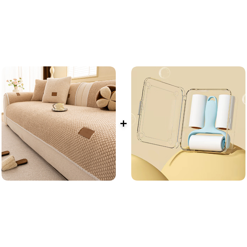 Förtjockad Halksäker Sofföverdrag – Ultramjuk, Tvättbar, Reptålig & Husdjursvänlig, 4 Färger 🛋️✨