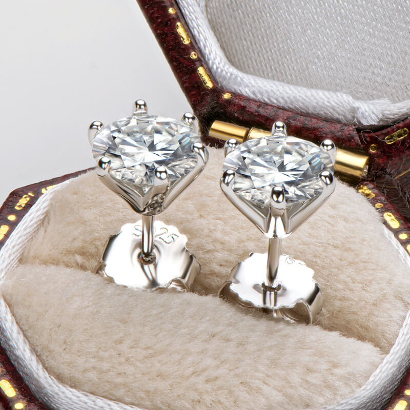 đ 60% RABATT! âš Sexkloriga DiamantörhĂ€ngen â Klassisk Design, Tidslös Elegans & Perfekt Present âš
