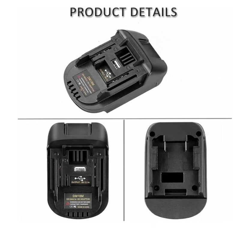 đ„Litiumbatteriadapter för 18V batteriverktyg