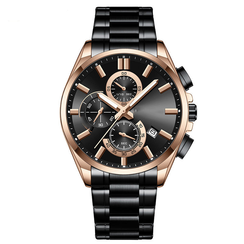 ✨ 2025 Executive Edition | Herreklokke i rustfritt stål | Svensk luksusdesign⌚