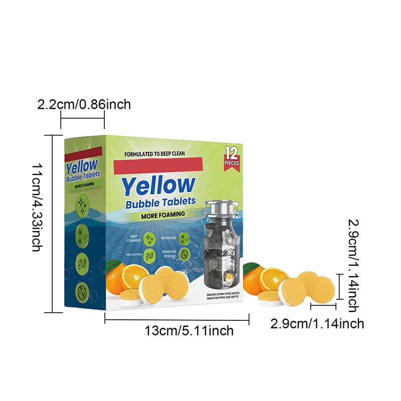đ„Heta erbjudanden - 12 tabletter för rengöring och luktborttagning av soporna
