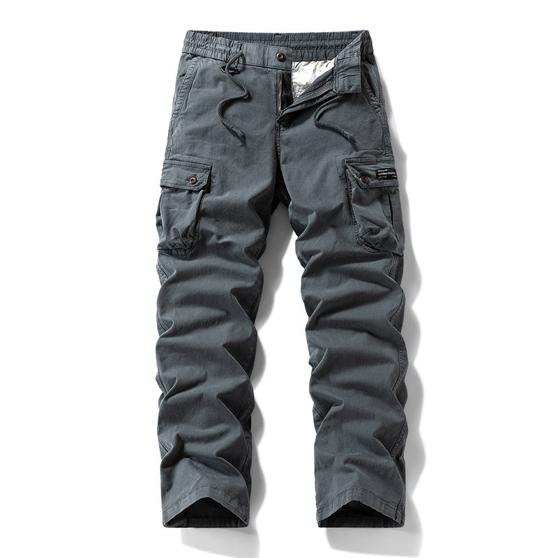 👖 50% RABATT NU! 🛠️ Herr Bomull Cargo Taktiska Byxor – Multificka, Förstärkt Konstruktion & Justerbar Midja 🔧