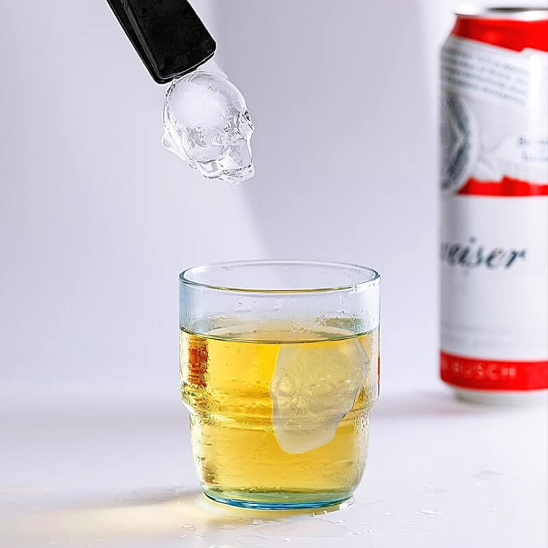 đ đ§ DIY Silikonform Dödskalle Isbitar â LivsmedelsgodkĂ€nd, LĂ„ngsamt SmĂ€ltande & Perfekt För Whiskey, Cocktails & Halloweenfester đ