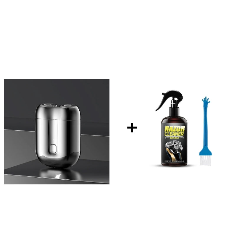 🎁Kjøp 1 få 1 rensevæske for barberhøvel gratis ⏳Mini-høvel for menn, oppladbar, vanntett, kompakt elektrisk barberhøvel 