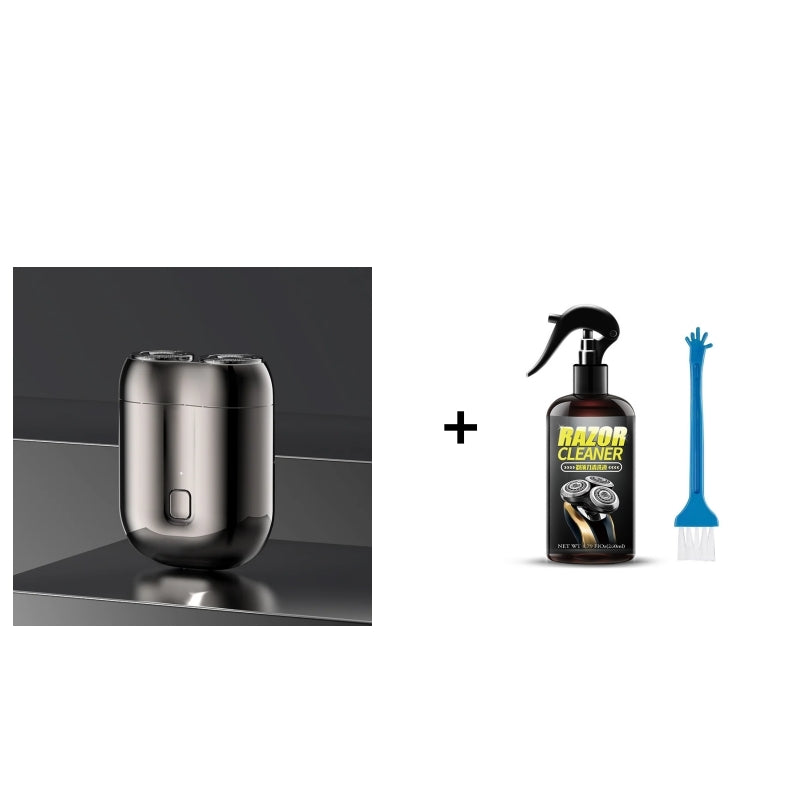 🎁Kjøp 1 få 1 rensevæske for barberhøvel gratis ⏳Mini-høvel for menn, oppladbar, vanntett, kompakt elektrisk barberhøvel 