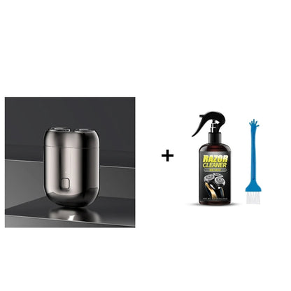 🎁Kjøp 1 få 1 rensevæske for barberhøvel gratis ⏳Mini-høvel for menn, oppladbar, vanntett, kompakt elektrisk barberhøvel 