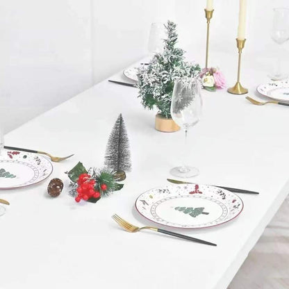 🔥🎁Nyhet 50 % RABATT🔥Paket stretchtyg bordsskydd, passar 4 ft / 6 ft / 8 ft bord