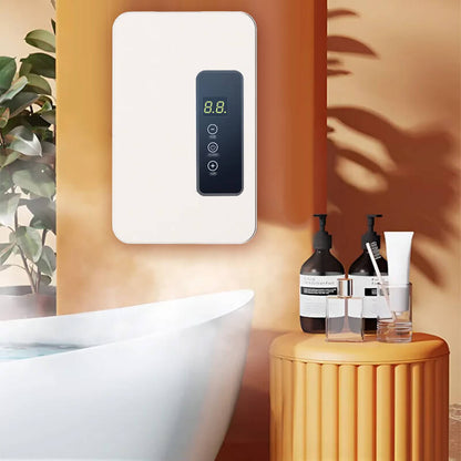 🚿50 % RABATT OG GRATIS FRAKT!✨Tankløs varmtvannsbereder⚡Digital temperaturkontroll med kompakt design for umiddelbar varmtvannsforsyning🌡️