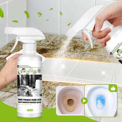 🌿 【NATURLIG FLÄCKBORTTAGNING】Oxalsyra Rengöringsspray 🔥 Multifunktionell & Miljövänlig – För Ett Skinande Hem!