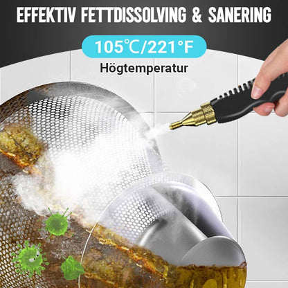 🔥 60% RABATT! 💨 INDUSTRIELL ÅNGRENGÖRING 2500W - Kemikaliefri desinfektion och fettborttagning, perfekt för kök, luftkonditioneringsapparater och maskiner, UL-certifierad 🌟🧼