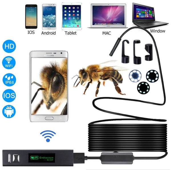2026 💥3-i-1 plug-and-play endoskopkamera – kompatibel med Android, iPhone, iPad och PC