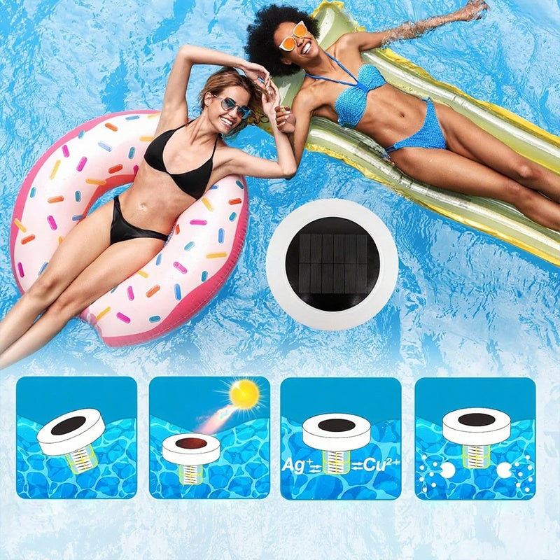 🏊 60% RABATT NU! ☀️ Solenergidriven Pooljonisator – Bästsäljare! Kristallklart Vatten Utan Kemi – Perfekt för Badpoolen 🌊