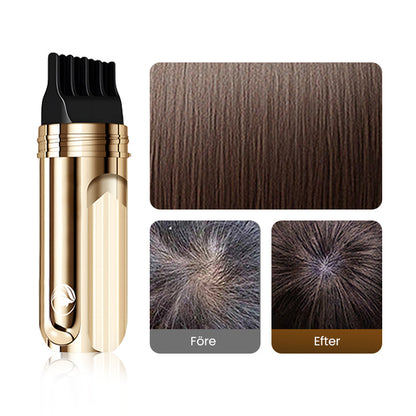 💇‍♀️ KÖP 2 FÅ 1 GRATIS! ✨ 2-i-1 Hårfärgningskam för Grått Hår - Snabb och Naturlig Täckning, Skonsam Formel för Användning Hemma 🌿📦