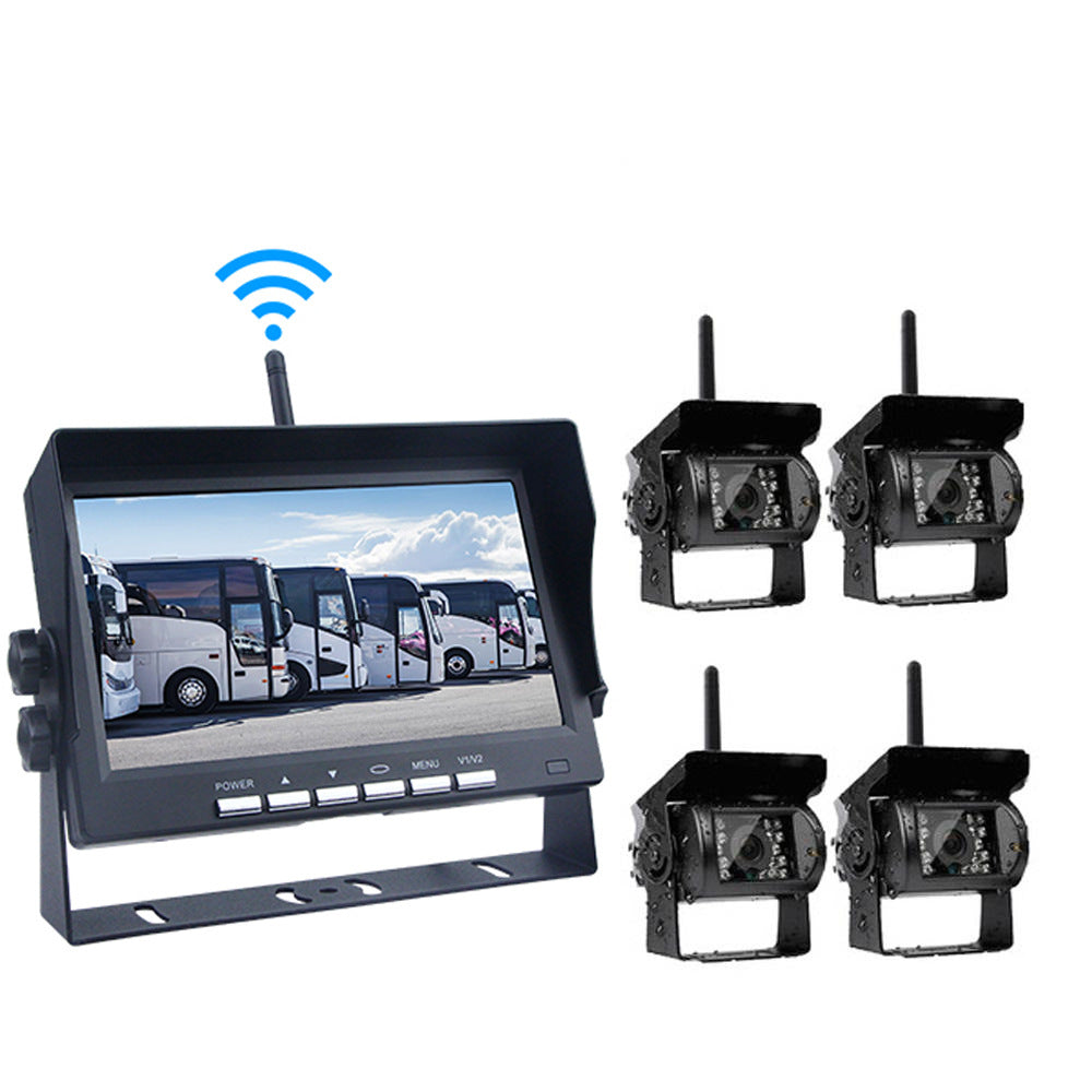 🚀 Modern bilteknik för vardagen 🚗 7-tums HD backkamera trådlös – smidig installation & bättre kontroll ⚡