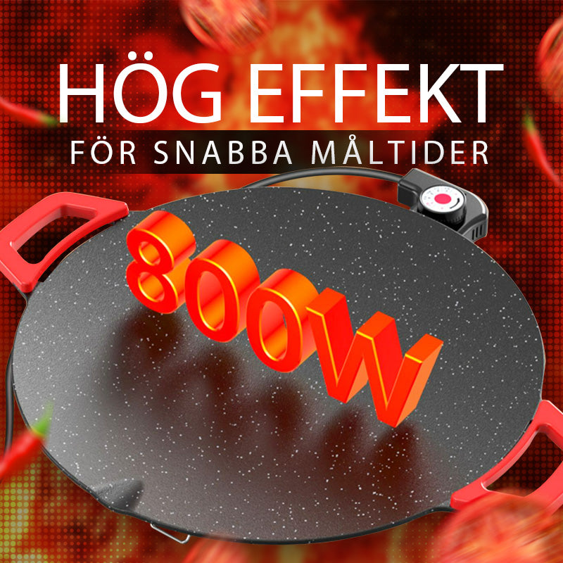 🔥 50% RABATT! Fri frakt! 🔥 🍳 Non-stick elektrisk bakplåt ✨ Lämplig för inomhus- och utomhusbruk ⚡ Nyckelfunktioner: ✅ Extra stor yta (40x25 cm) - kan grilla 4 portioner samtidigt ✅ Justerbar temperatur (80-230°C) ✅ Lätt att rengöra