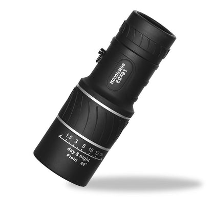 🔭 16x52 Monokulärt teleskop | Högpresterande optisk zoom med dubbla fokus 🔥
