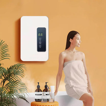 🚿50 % RABATT OG GRATIS FRAKT!✨Tankløs varmtvannsbereder⚡Digital temperaturkontroll med kompakt design for umiddelbar varmtvannsforsyning🌡️