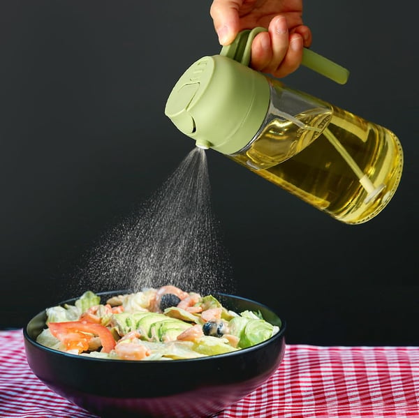 💖✨ Bärbar 2-i-1 sprayflaska för eteriska oljor – Din perfekta kökshjälpreda!