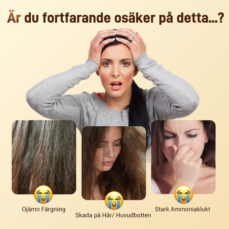 🔈🔈60% rabatt🔥Rent naturligt växtextrakt💥Vårdande växtbaserad hårfärg