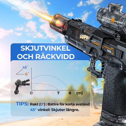 🌊SOMMARREA –50% RABATT🔫💦Vattenpistol i snabbläge med isexplosion