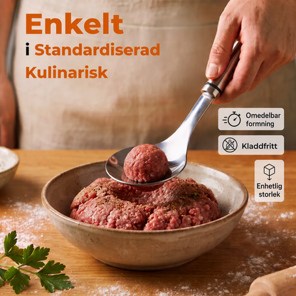 📢🍖 Köttbulleformare i rostfritt stål – forma perfekta köttbullar snabbt och enkelt ⏰✨