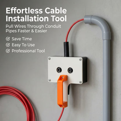 🔧 50% RABATT! ⚡ Effektiv Kabeldragare – Enkel Hantering, Robust & Perfekt För Elektriska Installationer 🛠️