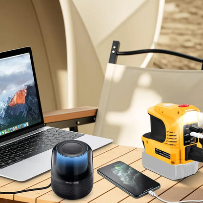 🔌🚗 Släpp lös kraften när som helst, var som helst! Kompakt DC/AC-växelriktare – perfekt för utomhusbruk, sommarstugor, husbilar och äventyr!
