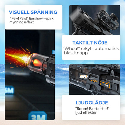 🌊SOMMARREA –50% RABATT🔫💦Vattenpistol i snabbläge med isexplosion