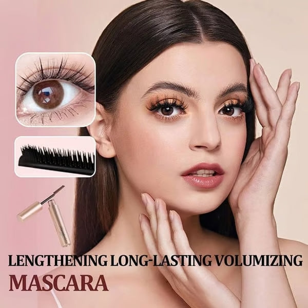 🔥 KÖP 1 FÅ 1 GRATIS ✨ Vattenfast Böjande Mascara – 24h Flagningsfri