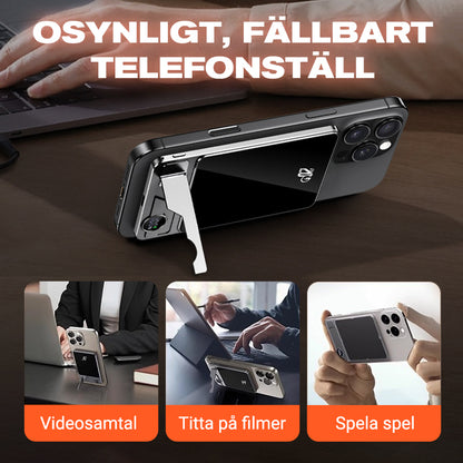🌌🔋"Nordlysladeren i lommen! 💫🔌Ultratynn magnetisk bærbar lader med stativ - testet på svenske vintereventyr" 🧭❄️
