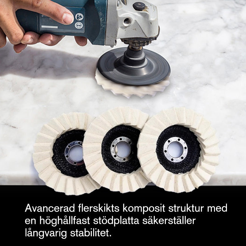 🎁Nyårskampanj🎁✨Polerskiva med flik av ullfilt