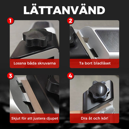 ⏱️ Spar 65% Arbetstid! 🔺 45° Perfekt Gipsskivsavfasning 🌿 Energiklass A+ & Vibration Reducerad"