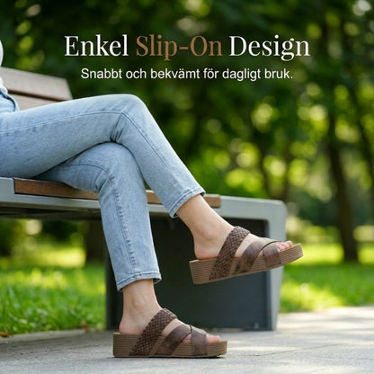 👡 50% RABATT! ☀️ Kilklackssandaler – Dubbla Remmar, Plattform & Perfekt För En Trendig Sommarlook 💃