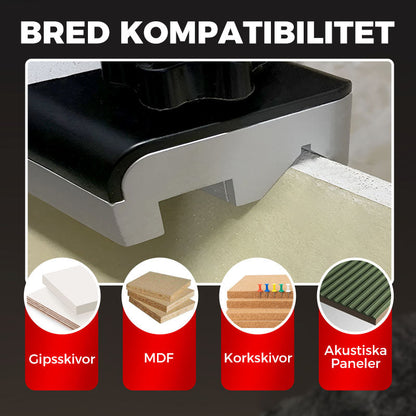 ⏱️ Spar 65% Arbetstid! 🔺 45° Perfekt Gipsskivsavfasning 🌿 Energiklass A+ & Vibration Reducerad"