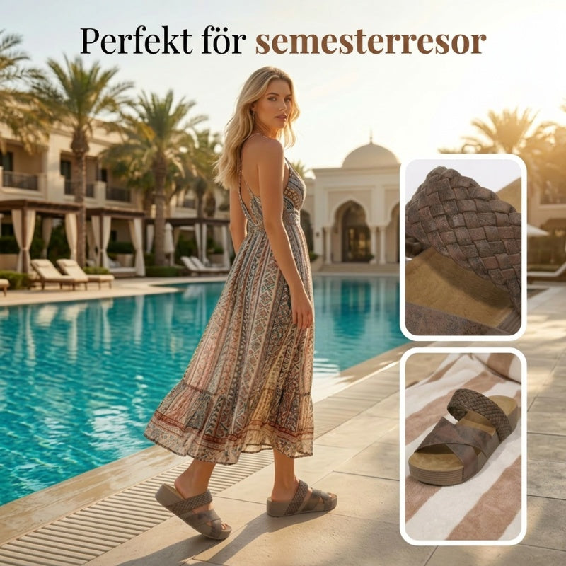 👡 50% RABATT! ☀️ Kilklackssandaler – Dubbla Remmar, Plattform & Perfekt För En Trendig Sommarlook 💃