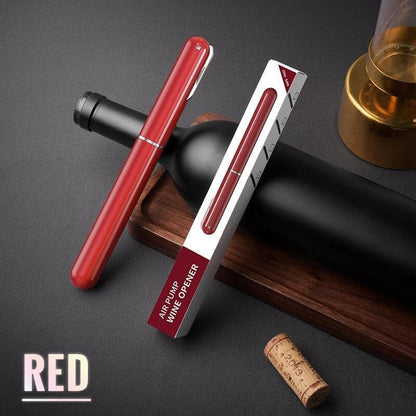 🍷 KÖP 2 FÅ 1 GRATIS! ⚡ Flasköppnare med Luftpump – Öppnar på 3 Sekunder, Stiligt Penn-Design & Inkluderar Tappkran 🔧
