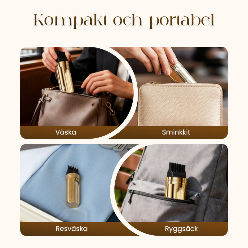 💇‍♀️ KÖP 2 FÅ 1 GRATIS! ✨ 2-i-1 Hårfärgningskam för Grått Hår - Snabb och Naturlig Täckning, Skonsam Formel för Användning Hemma 🌿📦