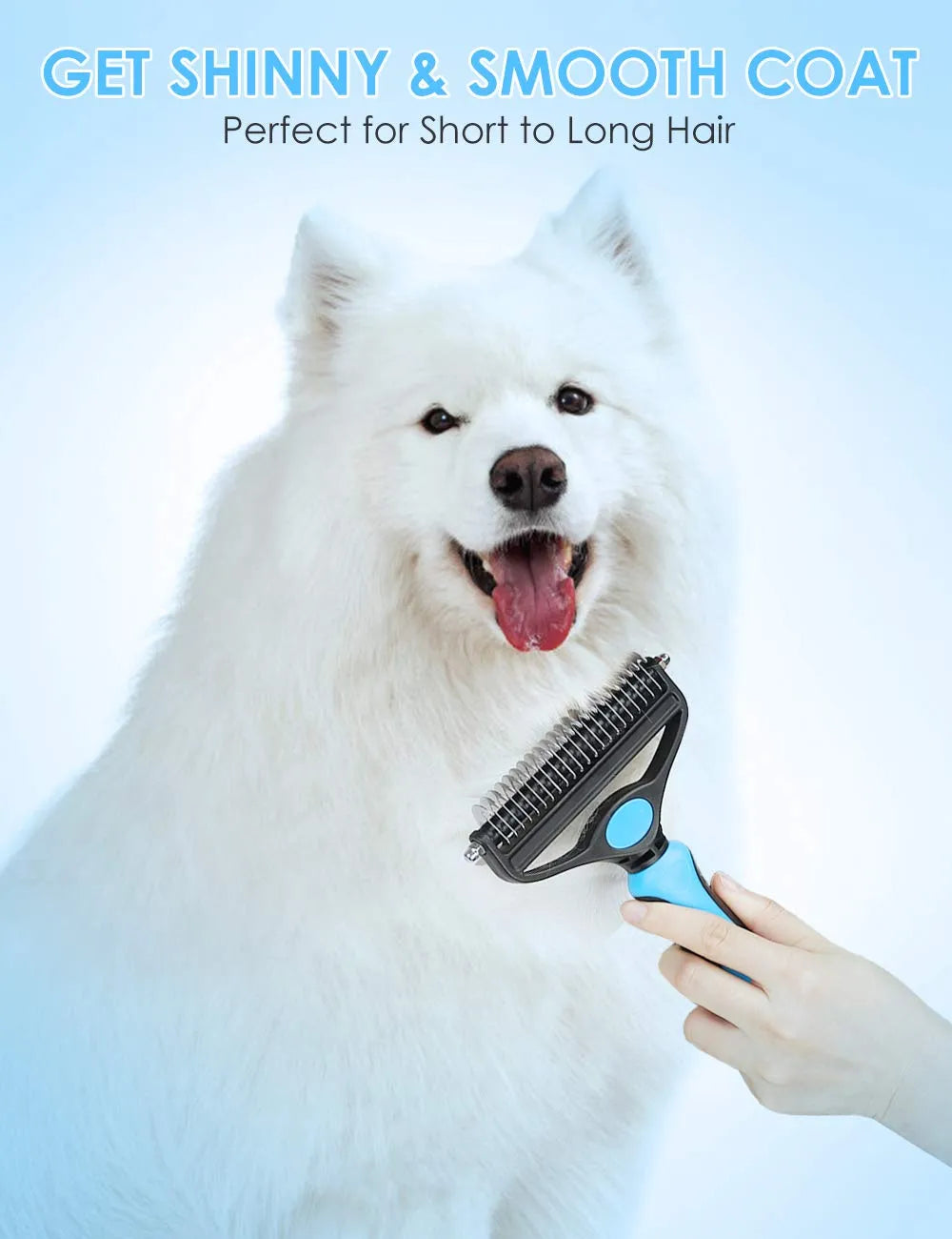 Professionellt verktyg för att ta bort löshår hos husdjur🛠️ (lämpligt för 🐱katter och 🐶hundar)