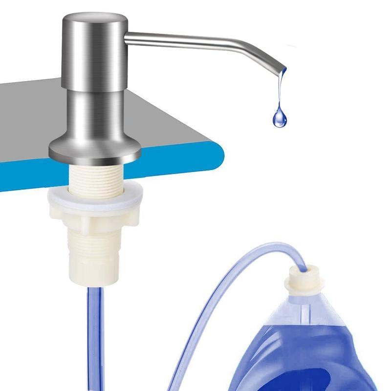 🧴 50% RABATT NU! 💧 Diskmedelsdispenser för Köksvask – 99cm Slang & 360° Rotation – Perfekt för Rent & Snyggt Kök – Enkel Installation 🏠