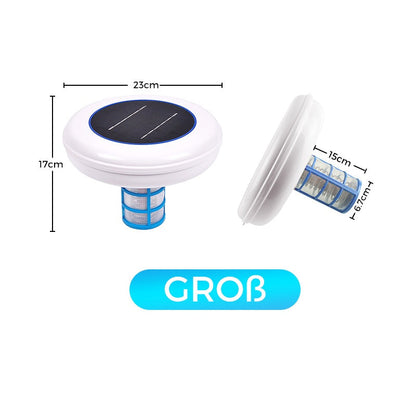 🏊 60% RABATT NU! ☀️ Solenergidriven Pooljonisator – Bästsäljare! Kristallklart Vatten Utan Kemi – Perfekt för Badpoolen 🌊