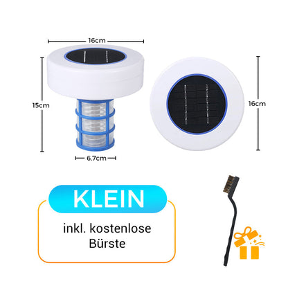🏊 60% RABATT NU! ☀️ Solenergidriven Pooljonisator – Bästsäljare! Kristallklart Vatten Utan Kemi – Perfekt för Badpoolen 🌊