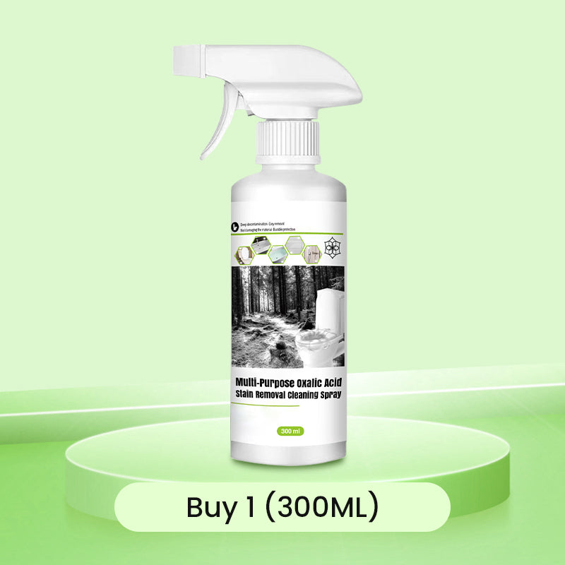 🌿 【NATURLIG FLÄCKBORTTAGNING】Oxalsyra Rengöringsspray 🔥 Multifunktionell & Miljövänlig – För Ett Skinande Hem!