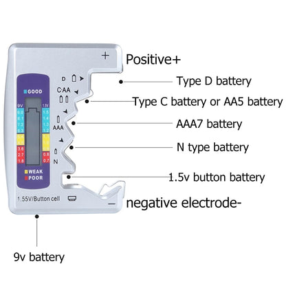 ⏰ Bare nå 49 % rabatt! 🔥Batteritester【Gjør livet ditt enklere】