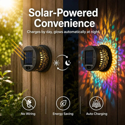 📢📢50% RABATT!!! ⏰Soldriven Mandala-Projektorlampa