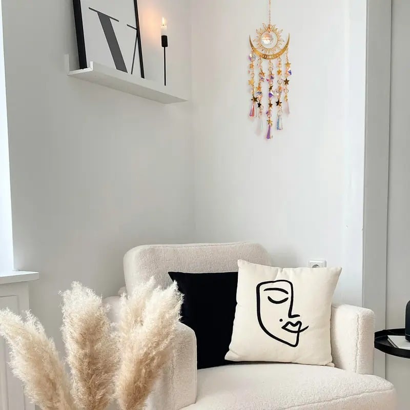 ✨Kristallsol-lyckoprydnader, lämpliga för placering i fönster, sovrum, terrasser och trädgårdar, etc.☪️