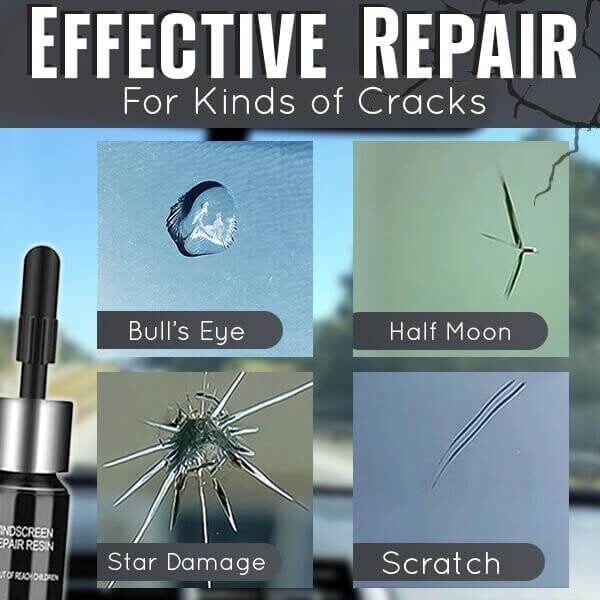 🔥 50% RABATTCracks Gone Reparationssats för glas (ny formel)