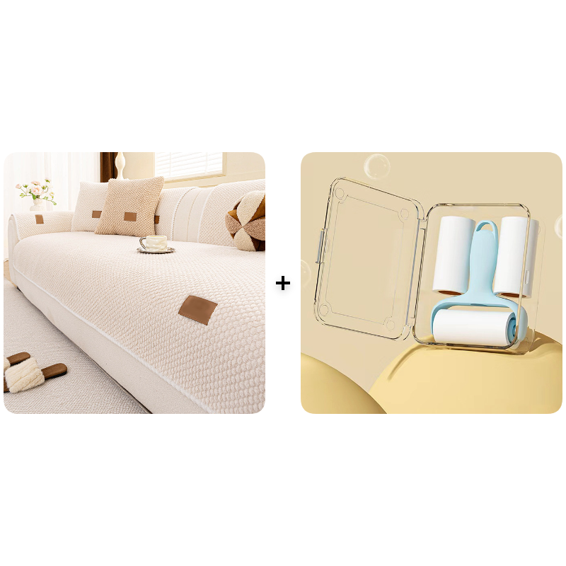 Förtjockad Halksäker Sofföverdrag – Ultramjuk, Tvättbar, Reptålig & Husdjursvänlig, 4 Färger 🛋️✨